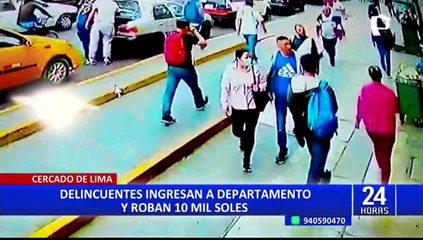 Cercado de Lima: ingresan a vivienda y roban más S/ 10 mil que era destinado para parto