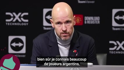 Argentine - Ten Hag sur Garnacho : "Le Mondial ? Je ne sais pas si c'est la bonne étape pour lui"