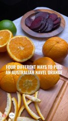 Kitchen 143: Four different ways to peel an Australian navel orange