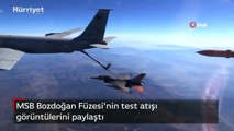 Milli Savunma Bakanlığı, Bozdoğan Füzesi’nin test atışı görüntülerini paylaştı