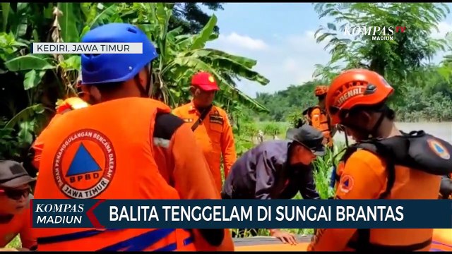 Balita Tenggelam Di Sungai Brantas