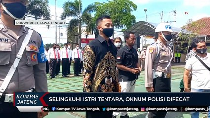 Selingkuhi Istri Tentara, Oknum Polisi di Purworejo Dipecat