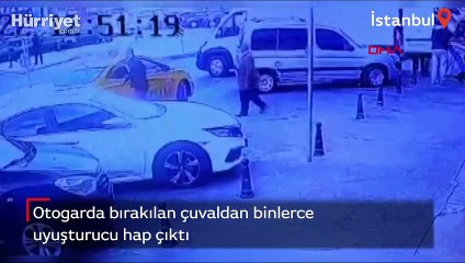 Sahipsiz çuvalın içinden 19 bin 700 adet uyuşturucu hap ele geçirildi