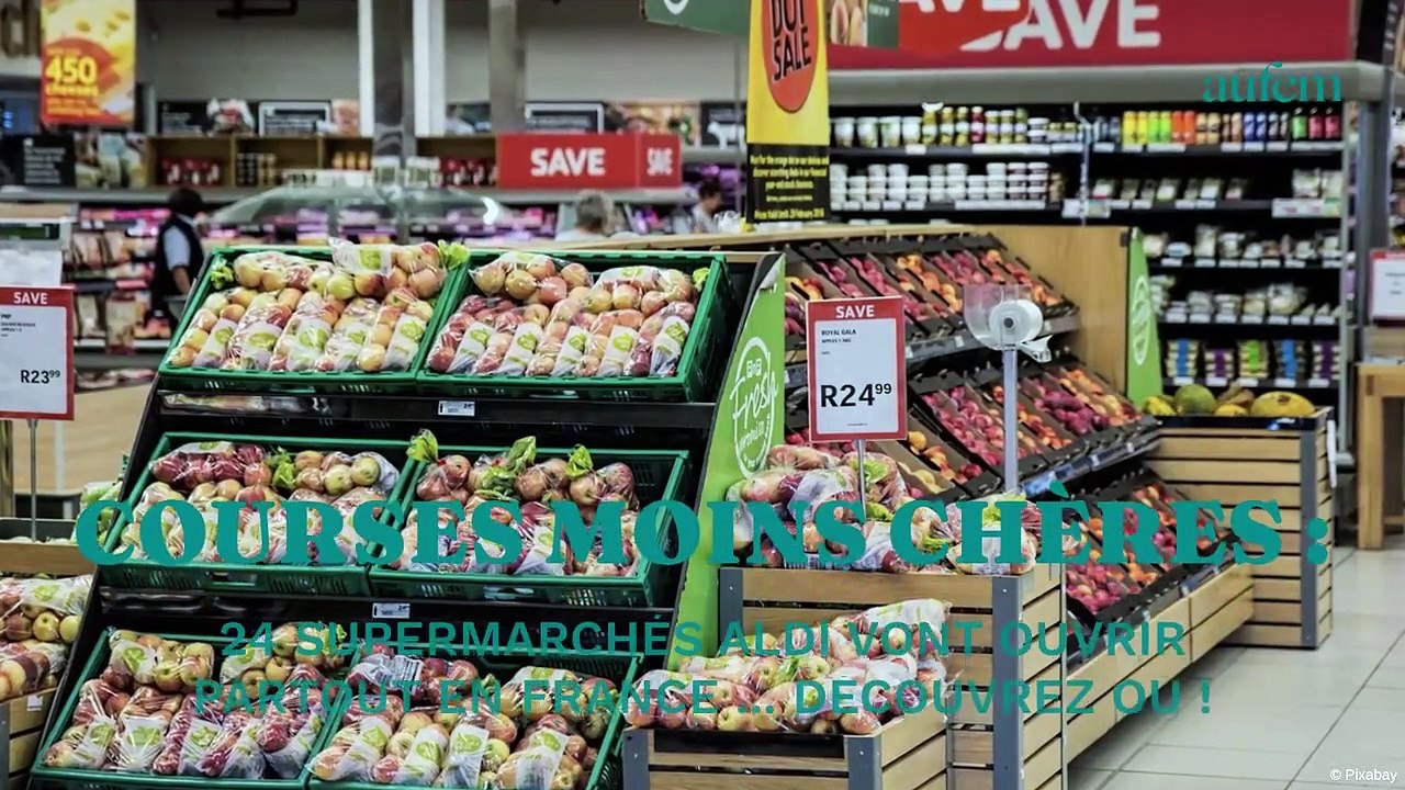 Courses moins chères : 24 supermarchés Aldi vont ouvrir en France... découvrez où !