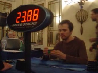 Piercy Square cubing in 56.58s - French Open 2008