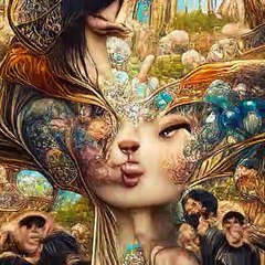 Thinking of You - Abstract Surreal Video Art created by Artificial Intelligence and Christine aka stine1