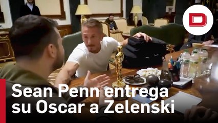 Download Video: Sean Penn entrega su Oscar a Zelenski mientras Ucrania intensifica su ofensiva militar