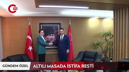 Siyaset koridorları kaynıyor... 6'lı masada istifa resti