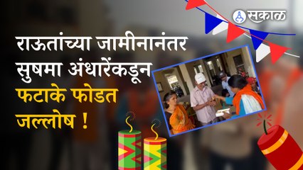 Shivsainik Jallosh on Sanjay Raut Bail | पुण्यात संजय राऊतांच्या जामीनानंतर शिवसैनिकांकडून आनंदोत्सव
