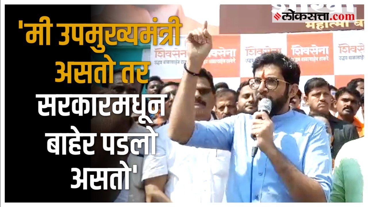 'हे सरकार पडणार! लिहून घ्या';आदित्य ठाकरेंचा राज्य सरकारवर हल्लाबोल