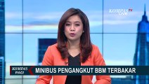 Diduga Korsleting, Minibus Pengangkut BBM Terbakar di Johar Baru