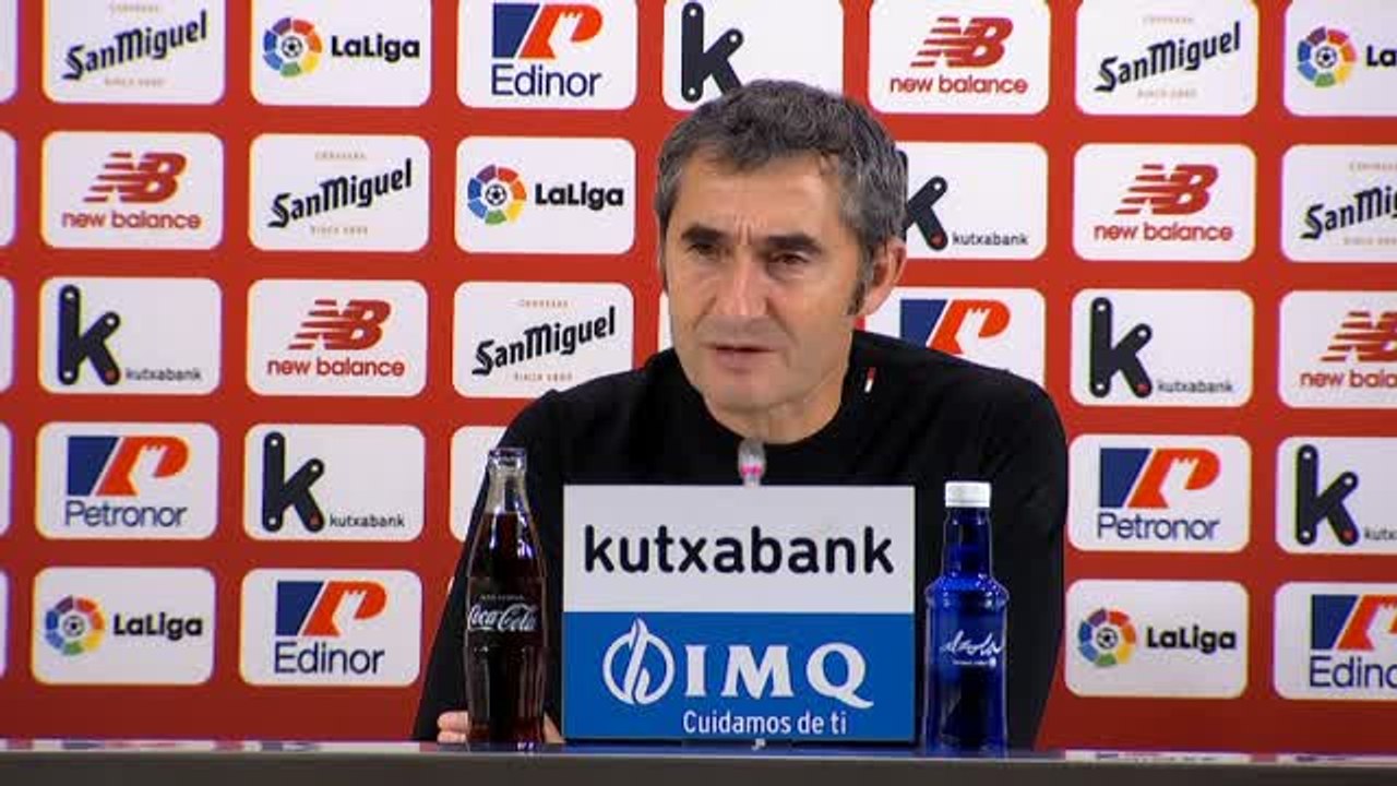 Valverde: "Nos estamos haciendo fuertes en San Mamés"