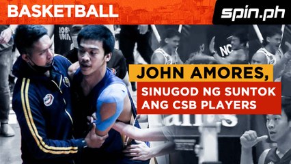 John Amores hits two players in JRU-CSB scuffle