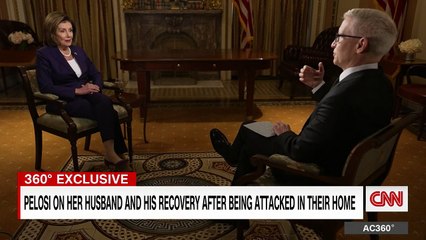 Pelosi describes her experience following husband's attack that was intended for her