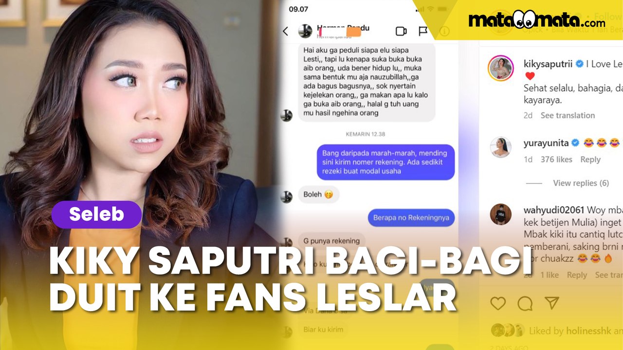 Anggap Fans Leslar yang Menghujatnya Kurang Bahagia, Alasan Kiky Saputri Bagi-Bagi Duit ke Mereka