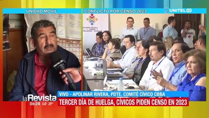 En Cochabamba confirman una baja en piquete de huelga de hambre por Censo en 2023