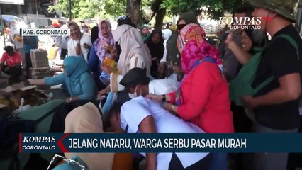 Pasar Murah Yang Digelar Pemprov Gorontalo Diserbu Warga