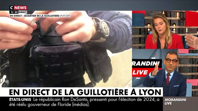 Lyon: Séquence surréaliste dans Morandini Live quand la police municipale contrôle l'envoyée spéciale de CNews en direct alors qu'elle filme le trafic de drogue et les migrants illégaux à côté d'elle - Regardez