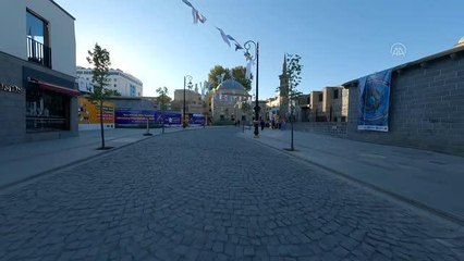 Diyarbakır'daki bazı tarihi mekanlar, FPV dron ile görüntülendi