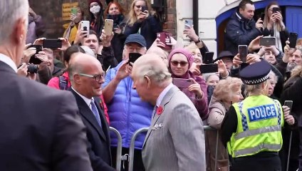 Eggs thrown at King and Queen Consort during York arrival