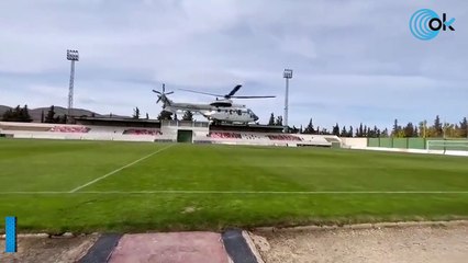 Sánchez va en Falcon y Super Puma a un acto del PSOE en Granada tras su postureo en la Cumbre del Clima