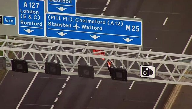 Just Stop Oil protest causes huge tailbacks on the M25