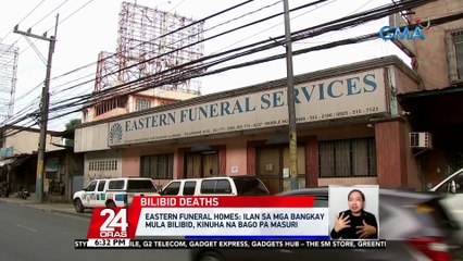 DOJ: higit 100 bangkay mula bilibid na naipon sa Eastern Funeral Homes, ililipat sa morgue ng UP College of Medicine para suriin | 24 Oras