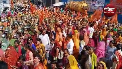 VIDEO : जयकाराें से निकाली संत नवलाराम की शोभायात्रा, जगह-जगह स्वागत