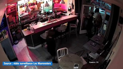 Agression de la patronne du bar Les Marronniers