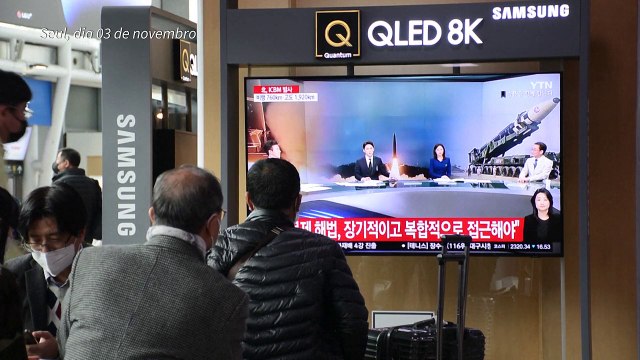 Coreia do Norte dispara míssil balístico
