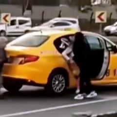 Kadın yolcuyu saçından sürükleyen taksi şoförüne ödül gibi ceza