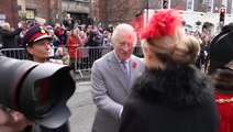 Moment protester Patrick Thelwell narrowly misses King Charles while throwing eggs