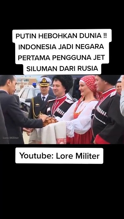 Putin menghebohkan dunia  Indonesia kadi negara pertama penguna jet Soliman Dari rusia