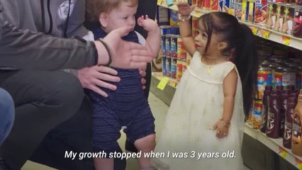 WORLD'S SHORTEST WOMAN (28 years old, 24 inches tall)