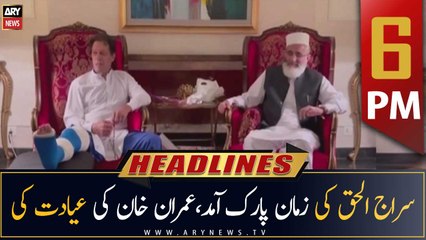 ARY News Prime Time Headlines | 6 PM | 9th November 2022