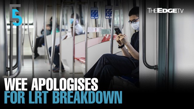 EVENING 5: Transport Minister apologises for prolonged LRT breakdown