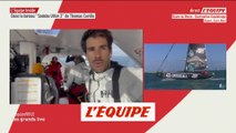 A bord de «Sodebo Ultim 3» le bateau de Thomas Coville - Voile - Route du Rhum