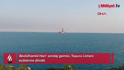 'Abdülhamid Han' sondaj gemisi, Taşucu Limanı açıklarında