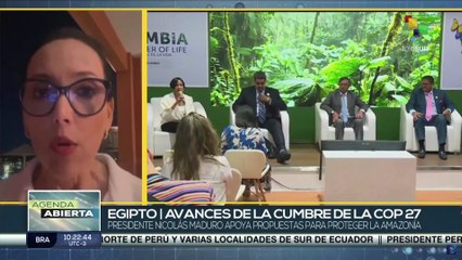 Pdte. de Venezuela propone en la COP27 un fondo financiero para apoyar a países en desarrollo