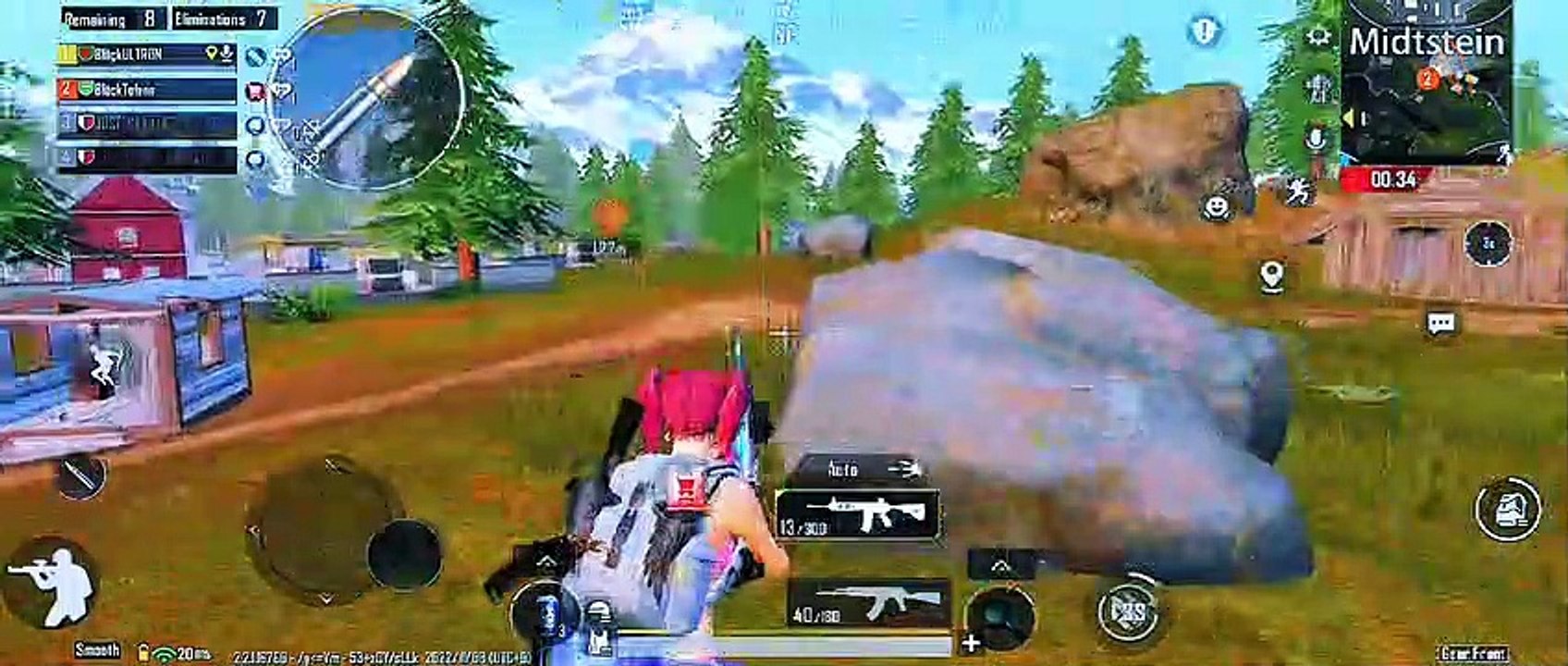 1v3 pubg mobile rush gameplay