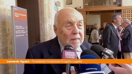 Agueci "Trasmettere ai giovani i valori della legalità"