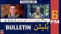 ARY News Bulletin | 6 PM | 9th November 2022