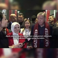 Yandaş A haber muhabiri ve Erdoğan arasında ilginç diyalog
