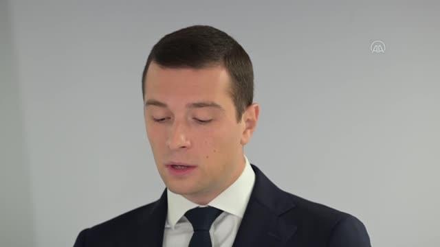 Fransa'daki aşırı sağcı Ulusal Birlik partisinin yeni başkanı Jordan Bardella