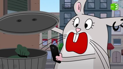 الفأر يتلقى رسالة تهديد 