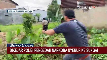 Aksi Kejar-kejaran Polisi dengan 3 Pengedar Narkoba di Medan, Sempat Ada Tembakan Peringatan!