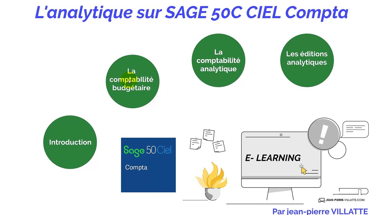 Présentation de la formation l'analytique sur SAGE 50C CIEL Compta