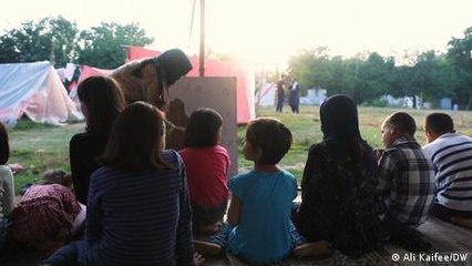 How this 'tent school' educates Afghan refugee children