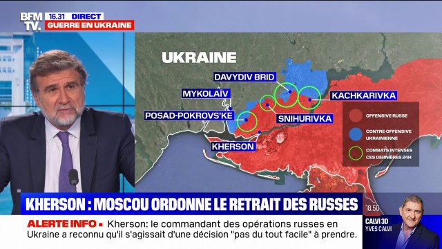 Procédez au retrait des soldats de Kherson: Le ministre de la Défense ordonne le retrait de l'armée russe