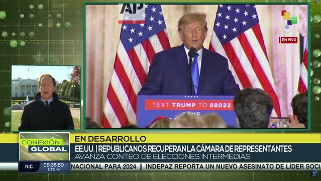 Partido Republicano recupera dominio de la Cámara de Representantes en EE.UU.